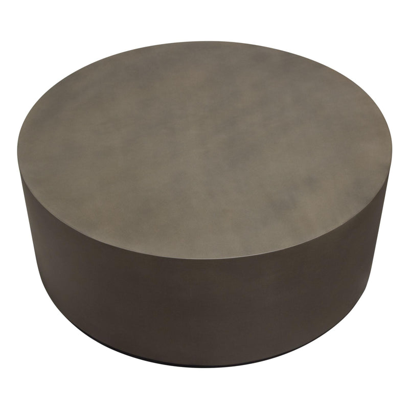 Montage Round Natural Cement Cocktail Table by Diamond Sofa - R&R Furniture Gallery (Fountain Valley, CA)