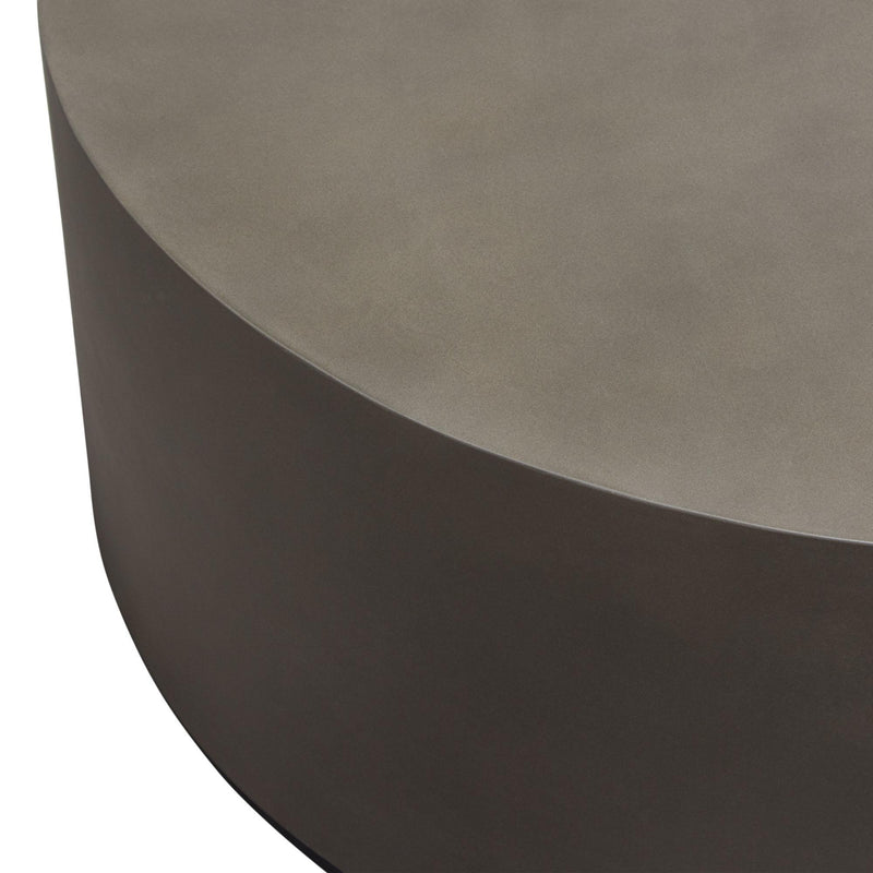 Montage Round Natural Cement Cocktail Table by Diamond Sofa - R&R Furniture Gallery (Fountain Valley, CA)