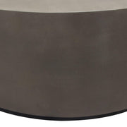 Montage Round Natural Cement Cocktail Table by Diamond Sofa - R&R Furniture Gallery (Fountain Valley, CA)