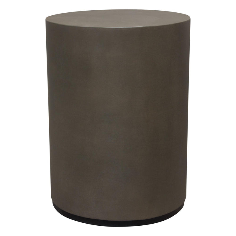 Montage Round Natural Cement End Table by Diamond Sofa - R&R Furniture Gallery (Fountain Valley, CA)