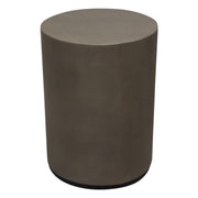 Montage Round Natural Cement End Table by Diamond Sofa - R&R Furniture Gallery (Fountain Valley, CA)