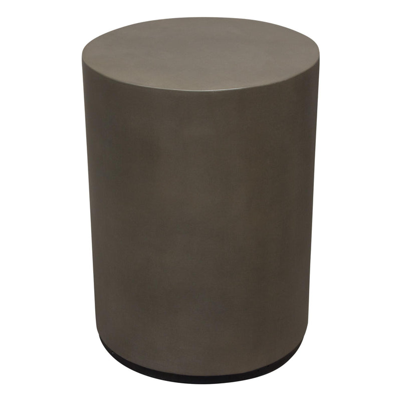 Montage Round Natural Cement End Table by Diamond Sofa - R&R Furniture Gallery (Fountain Valley, CA)