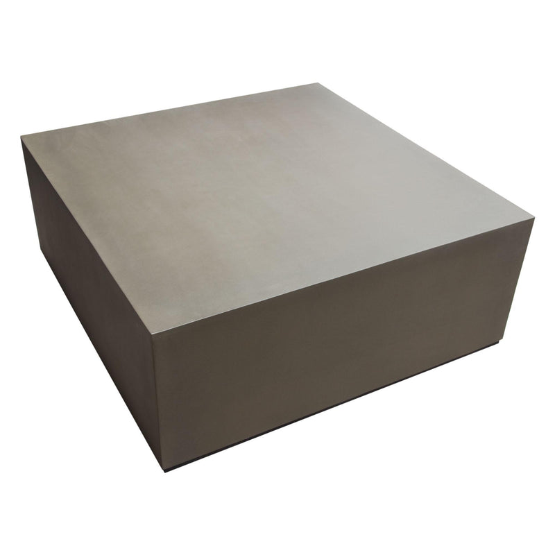 Montage Square Natural Cement Cocktail Table by Diamond Sofa - R&R Furniture Gallery (Fountain Valley, CA)