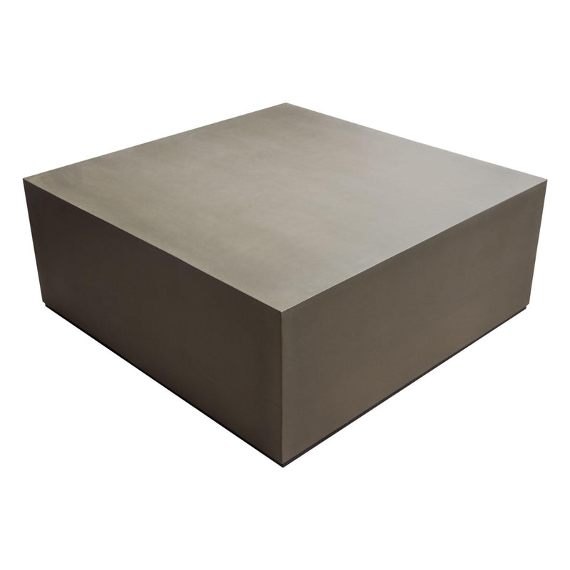 Montage Square Natural Cement Cocktail Table by Diamond Sofa - R&R Furniture Gallery (Fountain Valley, CA)