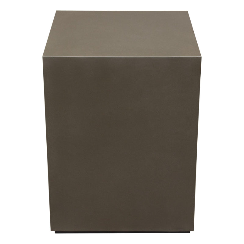 Montage Square Natural Cement End Table by Diamond Sofa - R&R Furniture Gallery (Fountain Valley, CA)