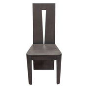 Motion 2-Pack Solid Mango Wood Dining Chair in Smoke Grey Finish w/ Silver Metal Inlay by Diamond Sofa - R&R Furniture Gallery (Fountain Valley, CA)