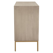 Prisma 2-Door Accent Cabinet w/ Dyed Bone Inlay Sunburst w/ Brass Legs by Diamond Sofa - R&R Furniture Gallery (Fountain Valley, CA)