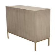 Prisma 2-Door Accent Cabinet w/ Dyed Bone Inlay Sunburst w/ Brass Legs by Diamond Sofa - R&R Furniture Gallery (Fountain Valley, CA)