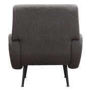 Cameron Accent Chair in Chair Boucle Textured Fabric w/ Black Leg by Diamond Sofa - R&R Furniture Gallery (Fountain Valley, CA)