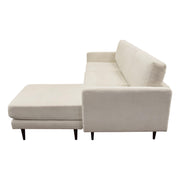 Kelsey Reversible Chaise Sectional in Cream Fabric by Diamond Sofa - R&R Furniture Gallery (Fountain Valley, CA)