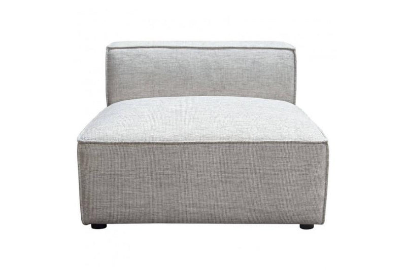 Vice Armless Chair in Barley Fabric