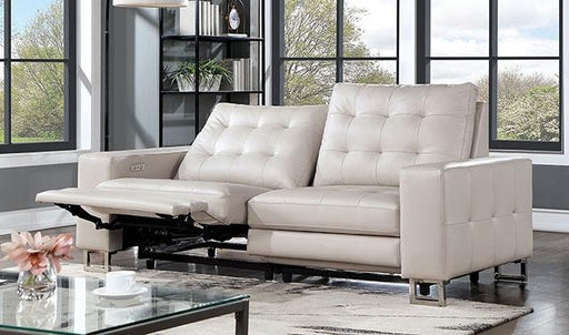 ABBERTON Power Loveseat, Beige - R&R Furniture Gallery (Fountain Valley, CA)