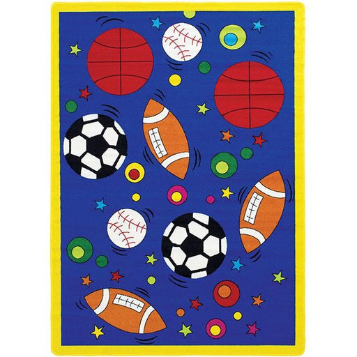 Abbey Sports 4' 9" X 6' 9" Area Rug - R&R Furniture Gallery (Fountain Valley, CA)
