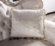 Acapulco White & Espresso Sofa - R&R Furniture Gallery (Fountain Valley, CA)