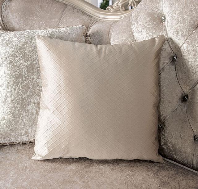 Acapulco White & Espresso Sofa - R&R Furniture Gallery (Fountain Valley, CA)