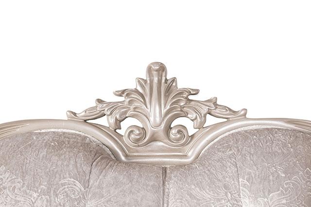 Acapulco White & Espresso Loveseat - R&R Furniture Gallery (Fountain Valley, CA)