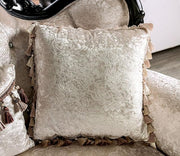 Acapulco White & Espresso Sofa - R&R Furniture Gallery (Fountain Valley, CA)