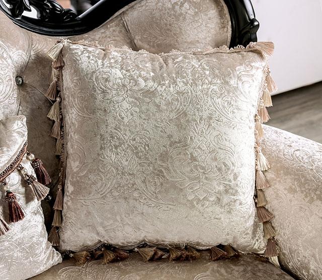 Acapulco White & Espresso Sofa - R&R Furniture Gallery (Fountain Valley, CA)