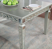 ADALIA Dining Table, Silver - R&R Furniture Gallery (Fountain Valley, CA)