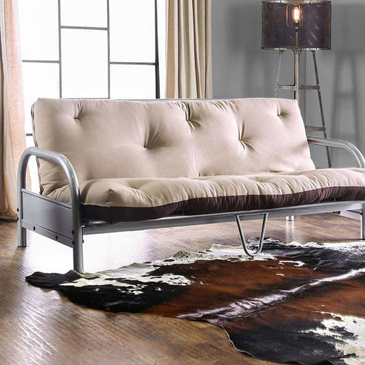 Aksel Black/Red Futon Mattress, Black, Red & Gray - R&R Furniture Gallery (Fountain Valley, CA)