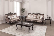 Albacete Sofa Campage & Walnut - R&R Furniture Gallery (Fountain Valley, CA)