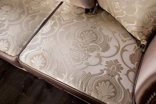 Albacete Sofa Campage & Walnut - R&R Furniture Gallery (Fountain Valley, CA)
