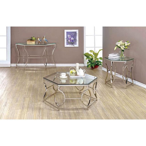 ZOLA Chrome End Table - R&R Furniture Gallery (Fountain Valley, CA)