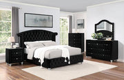 Zohar Bed Black & Pink - R&R Furniture Gallery (Fountain Valley, CA)