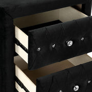 Zohar Bed Black & Pink - R&R Furniture Gallery (Fountain Valley, CA)