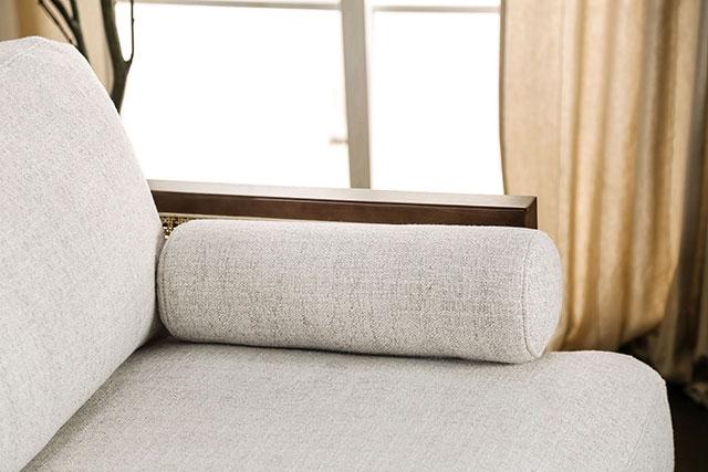 ALESUND Sofa, Beige/Light Oak, Natural & Brown - R&R Furniture Gallery (Fountain Valley, CA)