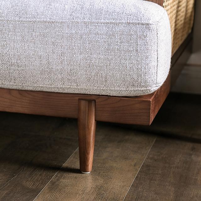 ALESUND Sofa, Beige/Light Oak, Natural & Brown - R&R Furniture Gallery (Fountain Valley, CA)