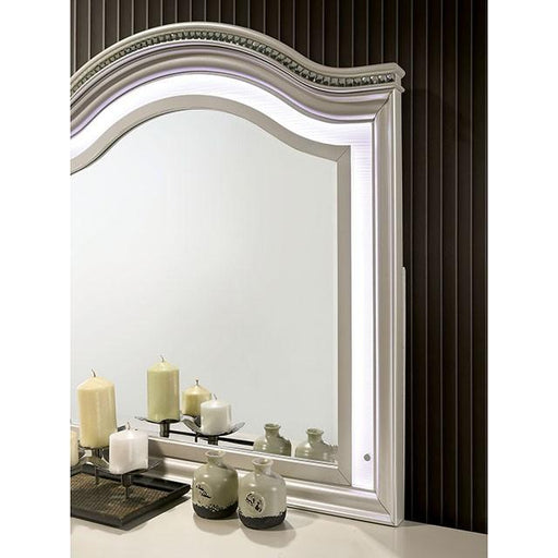 ALLIE Dresser Beige & Rose Gold - R&R Furniture Gallery (Fountain Valley, CA)