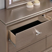ALLIE Dresser Beige & Rose Gold - R&R Furniture Gallery (Fountain Valley, CA)