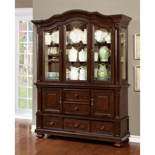 Alpena Brown Cherry Hutch & Buffet - R&R Furniture Gallery (Fountain Valley, CA)
