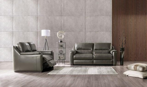 ALTAMURA Power Loveseat, Gray & Beige - R&R Furniture Gallery (Fountain Valley, CA)