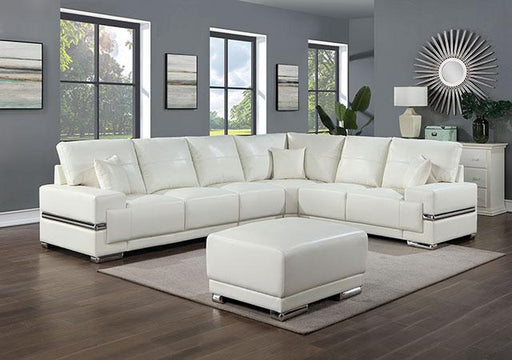 ALTHEA Ottoman, White - R&R Furniture Gallery (Fountain Valley, CA)
