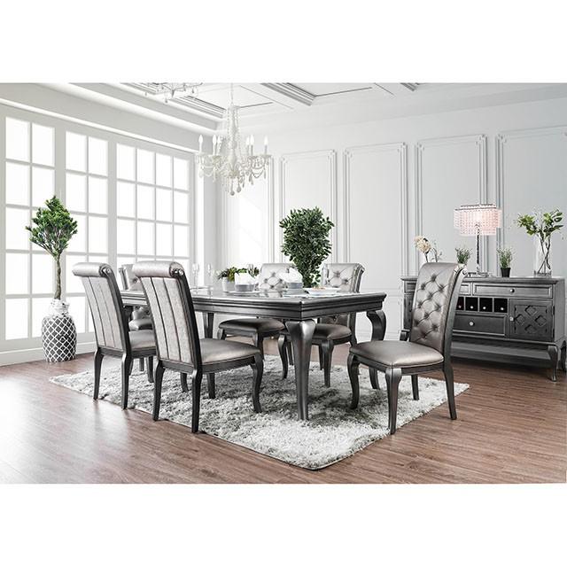 Amina Gray Dining Table - R&R Furniture Gallery (Fountain Valley, CA)