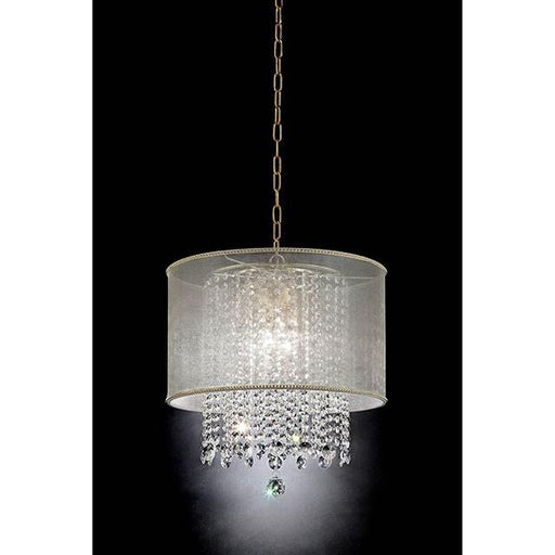 Ana Gold Ceiling, Floor & Table Lamp - R&R Furniture Gallery (Fountain Valley, CA)