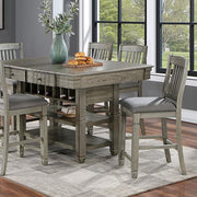 ANAYA Counter Ht. Table, Gray - R&R Furniture Gallery (Fountain Valley, CA)