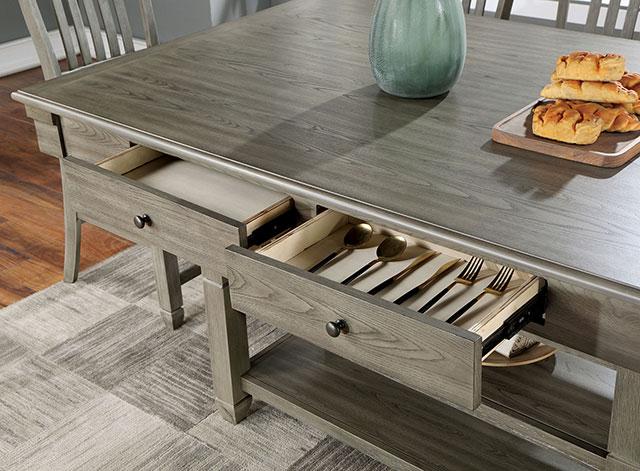 ANAYA Counter Ht. Table, Gray - R&R Furniture Gallery (Fountain Valley, CA)