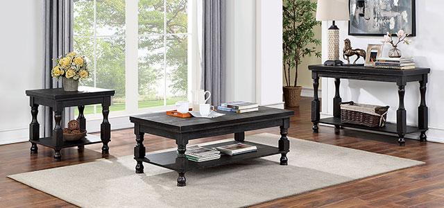 CALANDRA Coffee Table, Antique Black - R&R Furniture Gallery (Fountain Valley, CA)