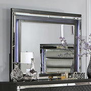 CALANDRIA Mirror w/ LED, Gray - R&R Furniture Gallery (Fountain Valley, CA)