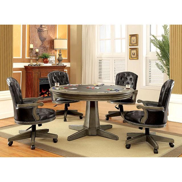 YELENA Gray Game Table - R&R Furniture Gallery (Fountain Valley, CA)
