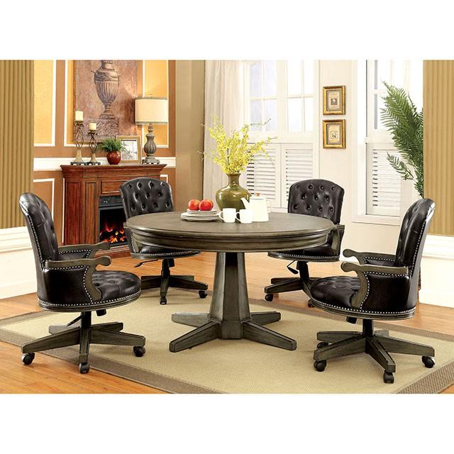 YELENA Gray Game Table - R&R Furniture Gallery (Fountain Valley, CA)