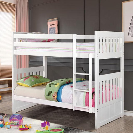 Canberra Twin/Twin Bunk Bed - R&R Furniture Gallery (Fountain Valley, CA)