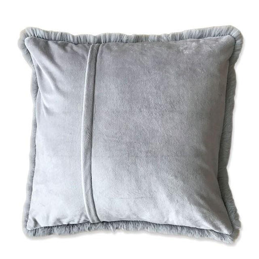 Caparica Silver 20" X 20" Pillow, Silver - R&R Furniture Gallery (Fountain Valley, CA)