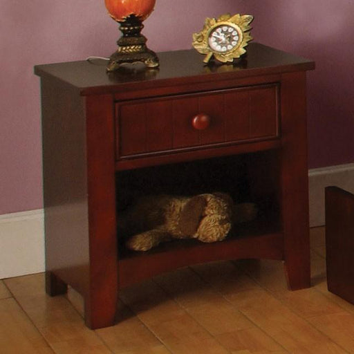 Cara Cherry Night Stand - R&R Furniture Gallery (Fountain Valley, CA)