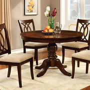 Carlisle Brown Cherry Round Dining Table - R&R Furniture Gallery (Fountain Valley, CA)