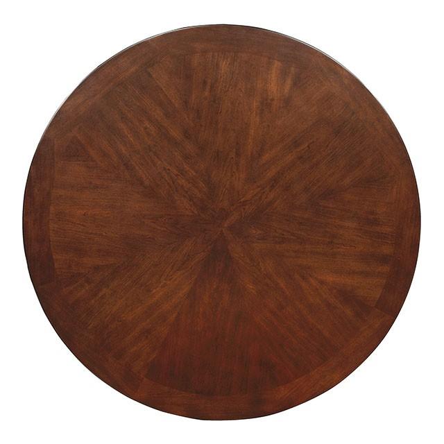 Carlisle Brown Cherry Round Dining Table - R&R Furniture Gallery (Fountain Valley, CA)