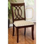 Carlisle Brown Cherry Round Dining Table - R&R Furniture Gallery (Fountain Valley, CA)